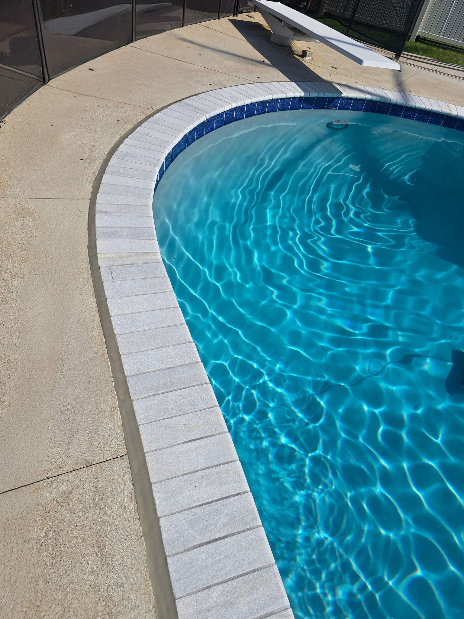 Pool coping repair